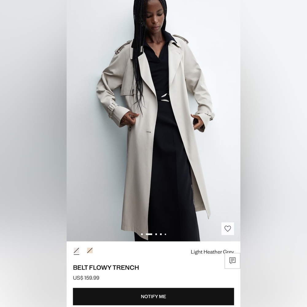 Classic Beige Trench Coat